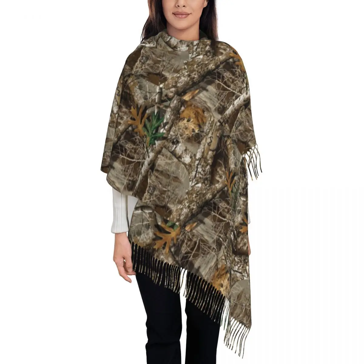 Real Tree Scarf Tassel Scarves for Women Soft Warm Shawls and Wraps Long Fall Winter Shawl Wrap
Real Tree Scarf Tassel Scarves for Women Soft Warm Shawls and Wraps Long Fall Winter Shawl Wrap