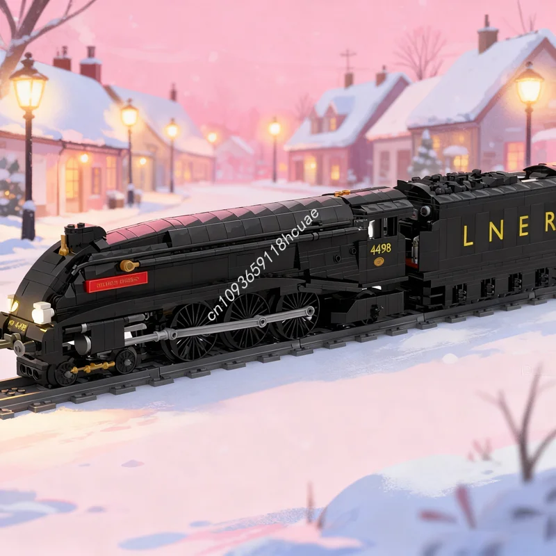 1585 шт. MOC LNER Wartime Черный поезд печени RC Модель Строительные блоки Игрушки Архитектура Рождественский подарок Обучение Идея Кирпич Дети
1585 шт. MOC LNER Wartime Черный поезд печени RC Модель Строительные блоки Игрушки Архитектура Рождественский подарок Обучение Идея Кирпич Дети