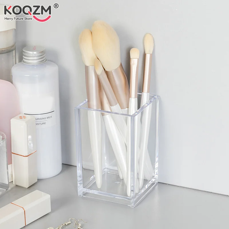 Makeup Brush Storage Box Makeup Organizer Simple Transparent Multifunctional Makeup Brush Storage Rack Cosmetic Container 1pc
Makeup Brush Storage Box Makeup Organizer Simple Transparent Multifunctional Makeup Brush Storage Rack Cosmetic Container 1pc