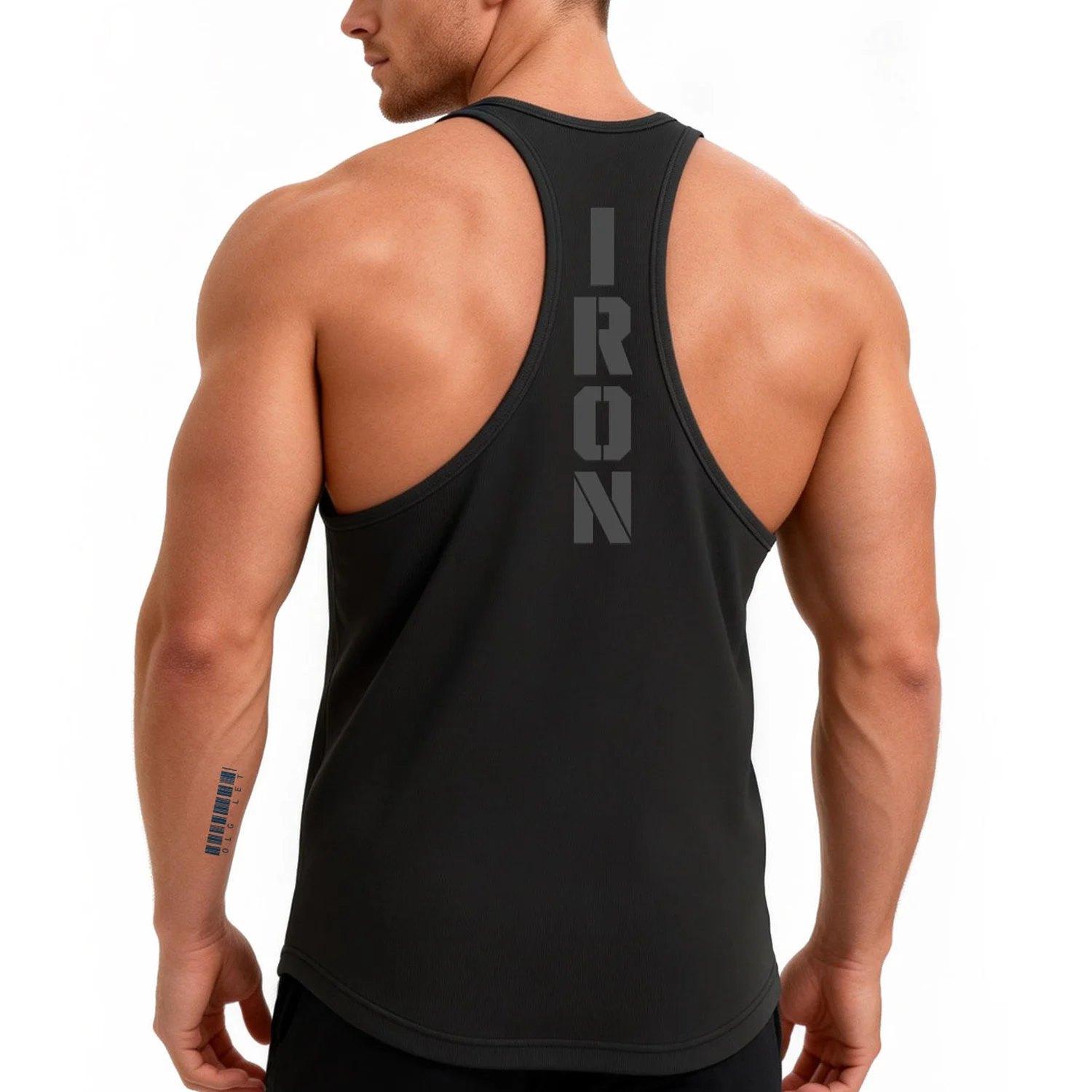 Men Quick Dry IRON Letter Print Y-Back Tank Tops Moisture Wicking Fitness Bodybuilding Workout Muscle Sleeveless Gym Vest
Men Quick Dry IRON Letter Print Y-Back Tank Tops Moisture Wicking Fitness Bodybuilding Workout Muscle Sleeveless Gym Vest