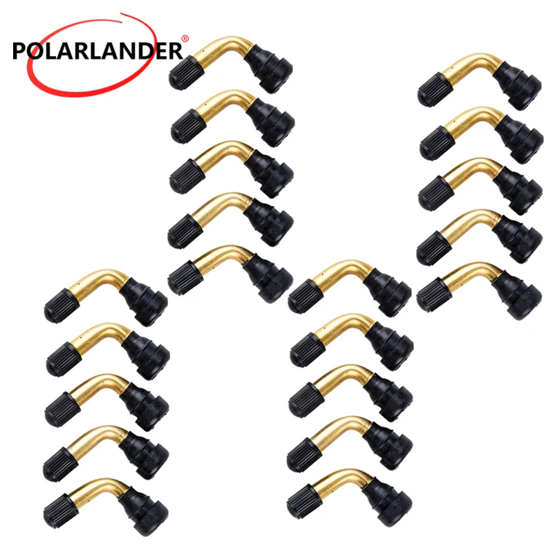 45 Degree Angled Valve Stem 20Pcs Brass Snap In Rubber Base For Tubeless Rims Car Motorcycle Scooter
45 Degree Angled Valve Stem 20Pcs Brass Snap In Rubber Base For Tubeless Rims Car Motorcycle Scooter