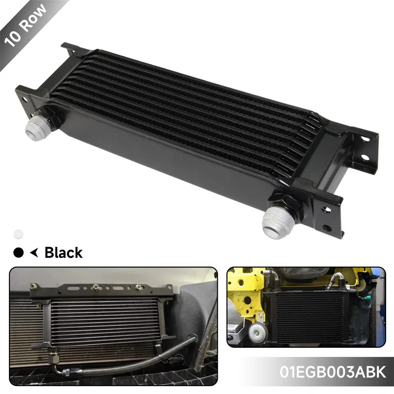 AN10 Oil Cooler 10 Row 248MM 7/8"-14 UNF Universal Engine Transmission MOCAL Aluminum Silver/Black
AN10 Oil Cooler 10 Row 248MM 7/8"-14 UNF Universal Engine Transmission MOCAL Aluminum Silver/Black