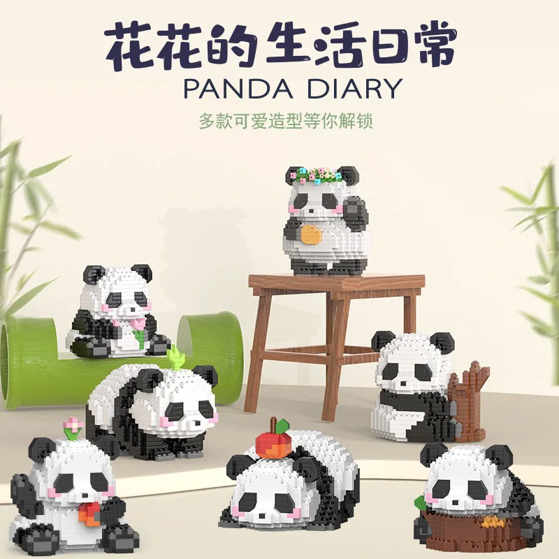 MINI Chinese Style Animal Panda Building Block Creative Construction Figure Assembly Desktop Ornament Bricks Toys For Kids
MINI Chinese Style Animal Panda Building Block Creative Construction Figure Assembly Desktop Ornament Bricks Toys For Kids