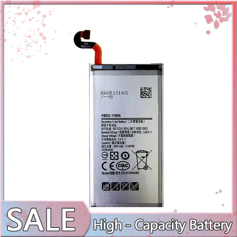 For Samsung Galaxy S8+ S8 Plus G955 EB-BG955ABE Long-Lasting 3500mAh Mobile Phone Battery
For Samsung Galaxy S8+ S8 Plus G955 EB-BG955ABE Long-Lasting 3500mAh Mobile Phone Battery