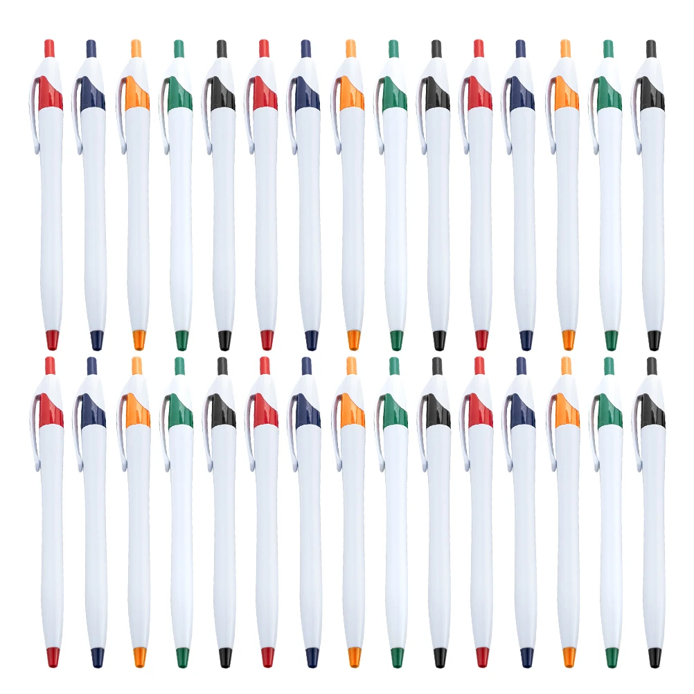 50 PCS Push Ballpoint Pen Notebook Pens Black Cylinder for Writing Journal Plastic Men Office
50 PCS Push Ballpoint Pen Notebook Pens Black Cylinder for Writing Journal Plastic Men Office