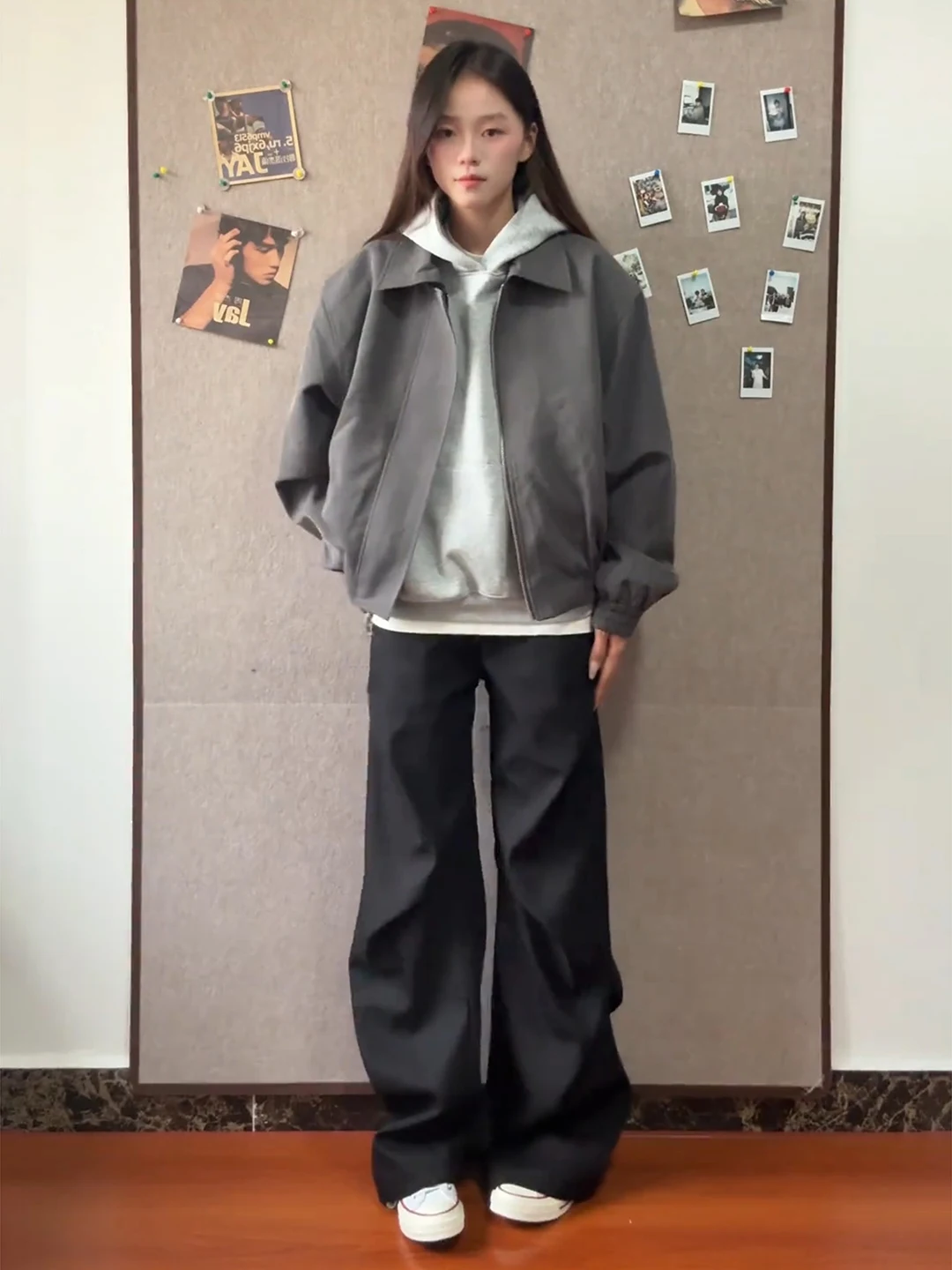 Cleanfit Men's Workwear Pants Flared Black American High Street Folded Wide Leg Pants Casual Straight Tube Trousers
Cleanfit Men's Workwear Pants Flared Black American High Street Folded Wide Leg Pants Casual Straight Tube Trousers