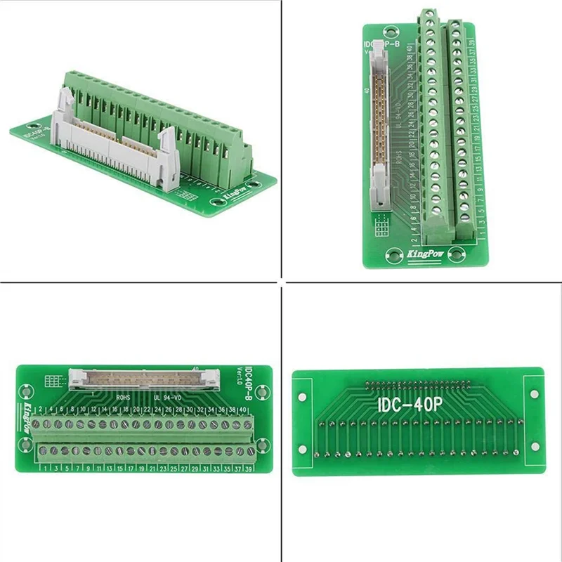 Best Of 2025-2X IDC40P 40Pin Connector Strip Breakout Board Terminal Block Plug PLC Interface With Bracket, For PLC, DIN Rail Mo
Best Of 2025-2X IDC40P 40Pin Connector Strip Breakout Board Terminal Block Plug PLC Interface With Bracket, For PLC, DIN Rail Mo