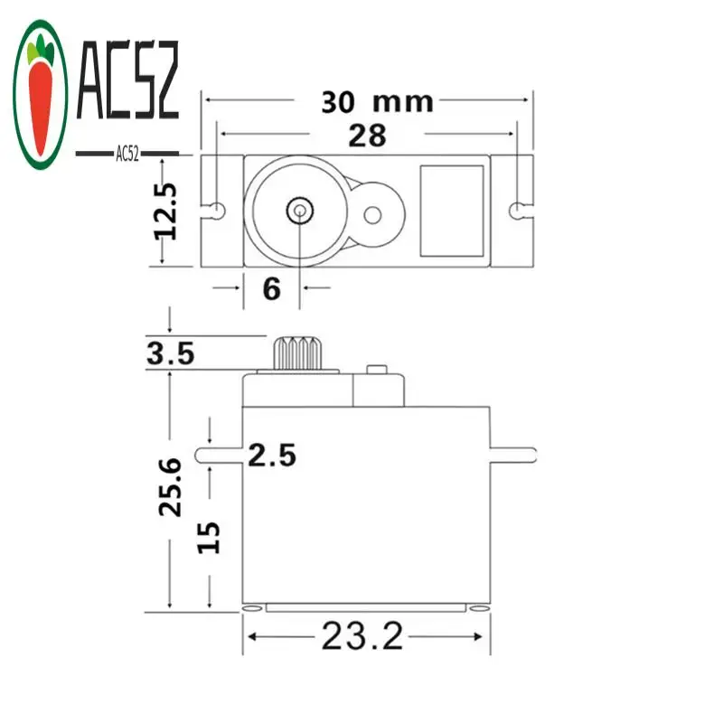 AC52-2X 2065R Waterproof Metal Gear Servo 2065 2065T 2065A For TRAXXAS TRX4 TRX6 Summit 1/10 RC Car Upgrade Parts Accessories
AC52-2X 2065R Waterproof Metal Gear Servo 2065 2065T 2065A For TRAXXAS TRX4 TRX6 Summit 1/10 RC Car Upgrade Parts Accessories