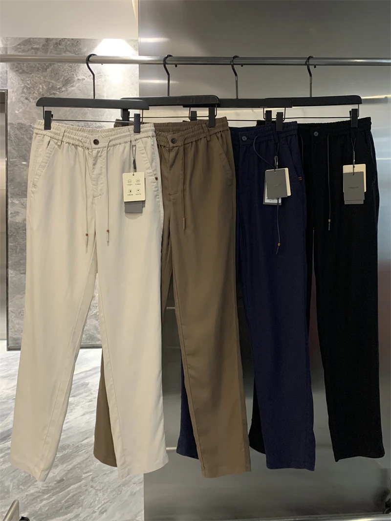 2025 Spring Summer Men's High End Linen Drapey Casual Pants Breathable Straight Leg Long Trousers Youthful Vitality Style
2025 Spring Summer Men's High End Linen Drapey Casual Pants Breathable Straight Leg Long Trousers Youthful Vitality Style