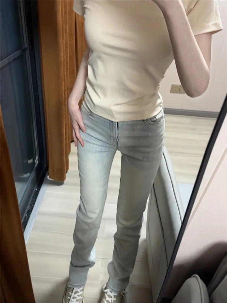 American Retro High Waist Slimming Straight Leg Jeans Women's Spring Autumn Long Ankle Length Smoking Pants
American Retro High Waist Slimming Straight Leg Jeans Women's Spring Autumn Long Ankle Length Smoking Pants