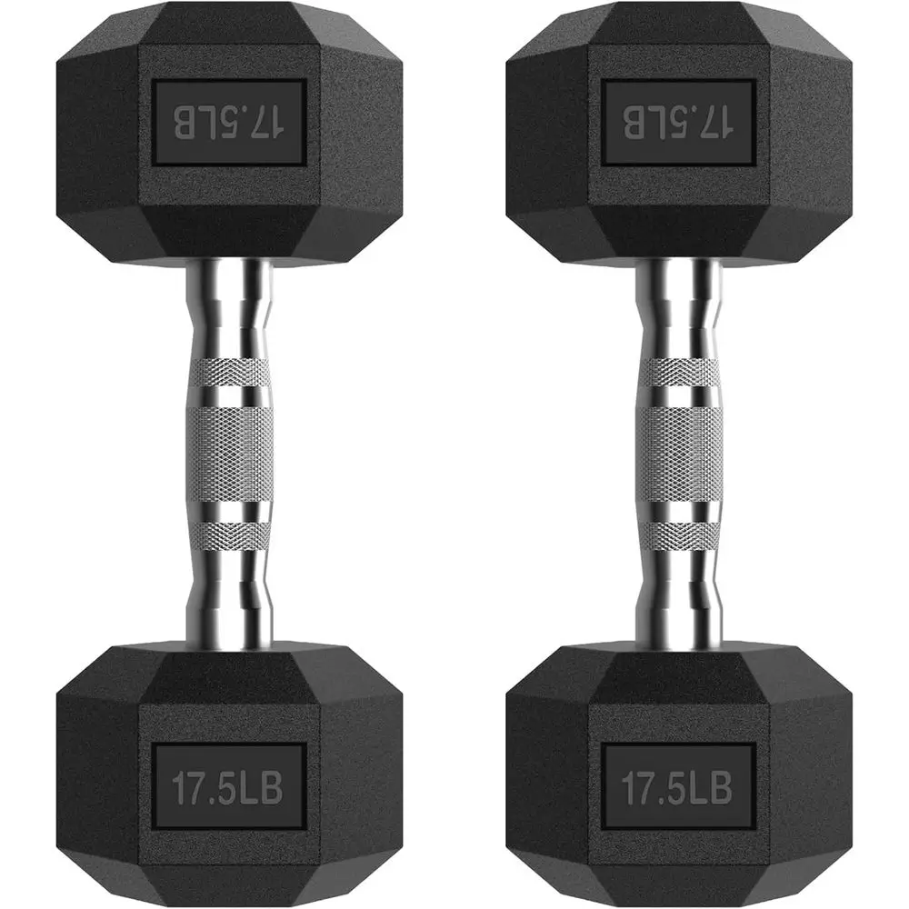 Rubber-Coated Dumbbell Set, 2.5-125lb, Ideal for Home Workouts and Strength Training
Rubber-Coated Dumbbell Set, 2.5-125lb, Ideal for Home Workouts and Strength Training