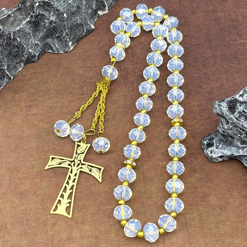 Stainless Steel Tree of Life Cross Car Pendant Gold Silver Color for Men Women Christian 33 Glass Prayer Beads Chain Jewelry
Stainless Steel Tree of Life Cross Car Pendant Gold Silver Color for Men Women Christian 33 Glass Prayer Beads Chain Jewelry