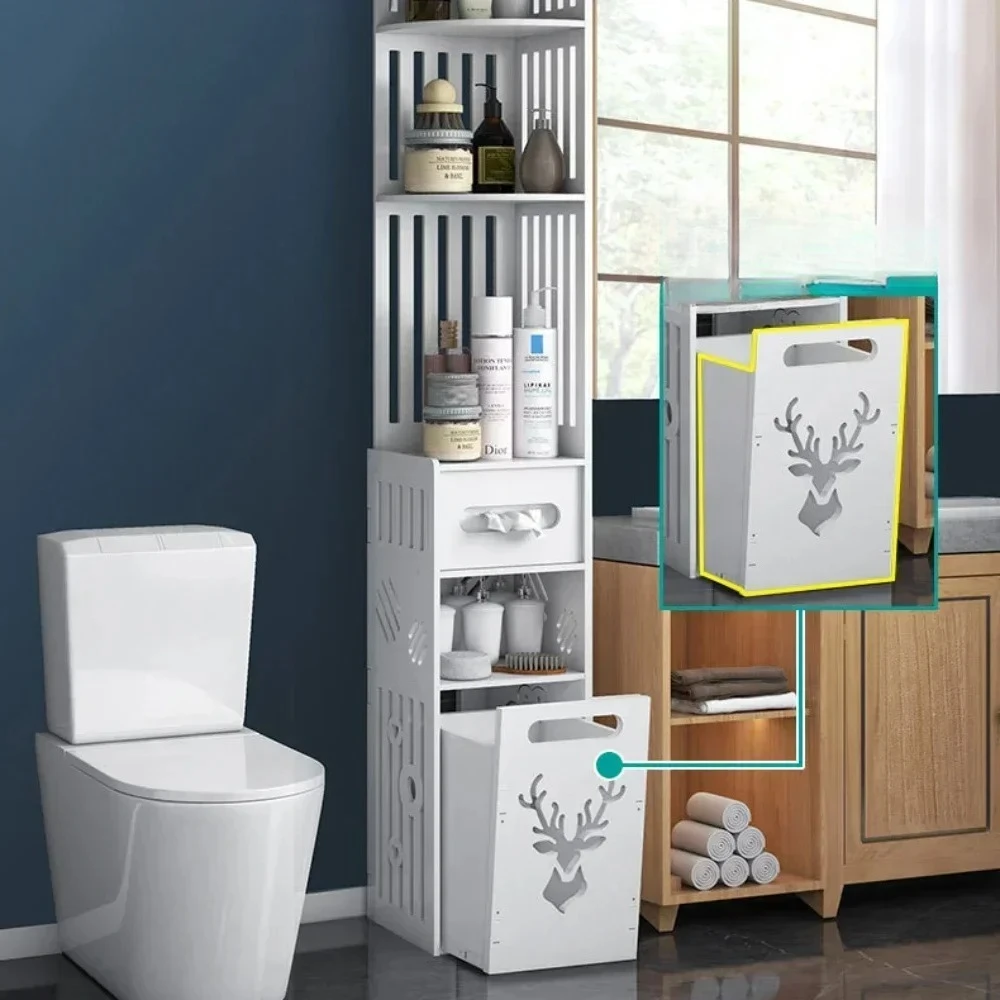 #For Bathroom Narrow Cabinet Toilet Edge Cabinet Waterproof Narrow Seam Triangle Shelf High-Capacity Bathroom Storage Racks&
#For Bathroom Narrow Cabinet Toilet Edge Cabinet Waterproof Narrow Seam Triangle Shelf High-Capacity Bathroom Storage Racks&