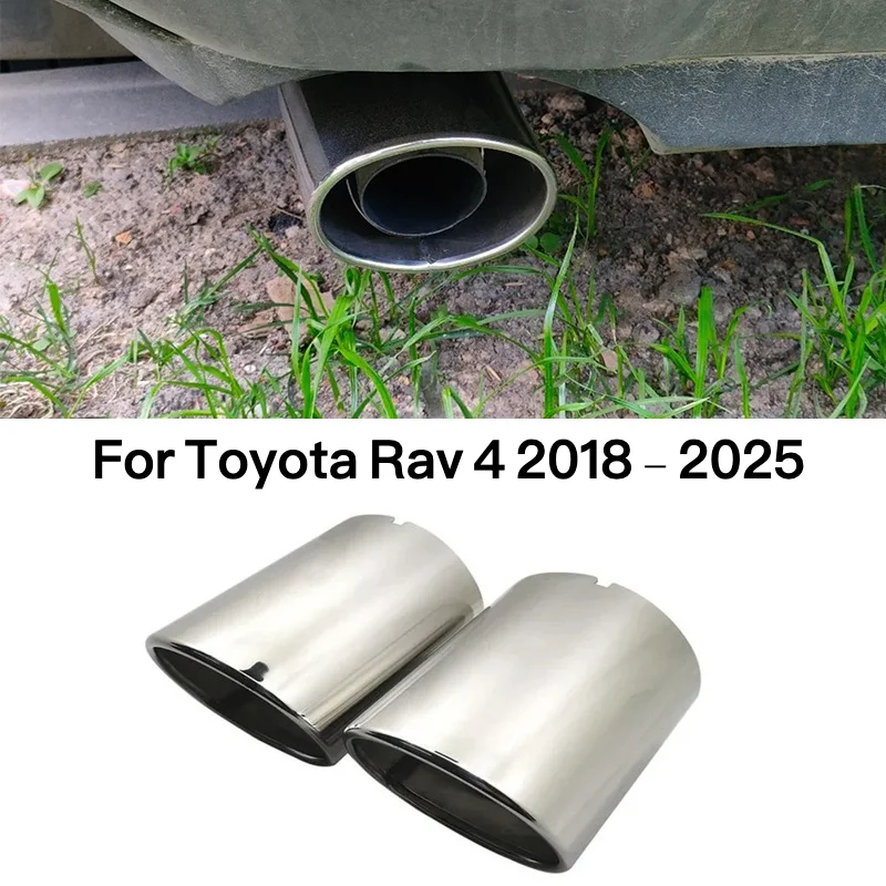 Stainless Steel Exhaust Tip for Toyota RAV4 2019-2024 & Wildlander Rear Muffler Tail Pipe Cover Trim
Stainless Steel Exhaust Tip for Toyota RAV4 2019-2024 & Wildlander Rear Muffler Tail Pipe Cover Trim