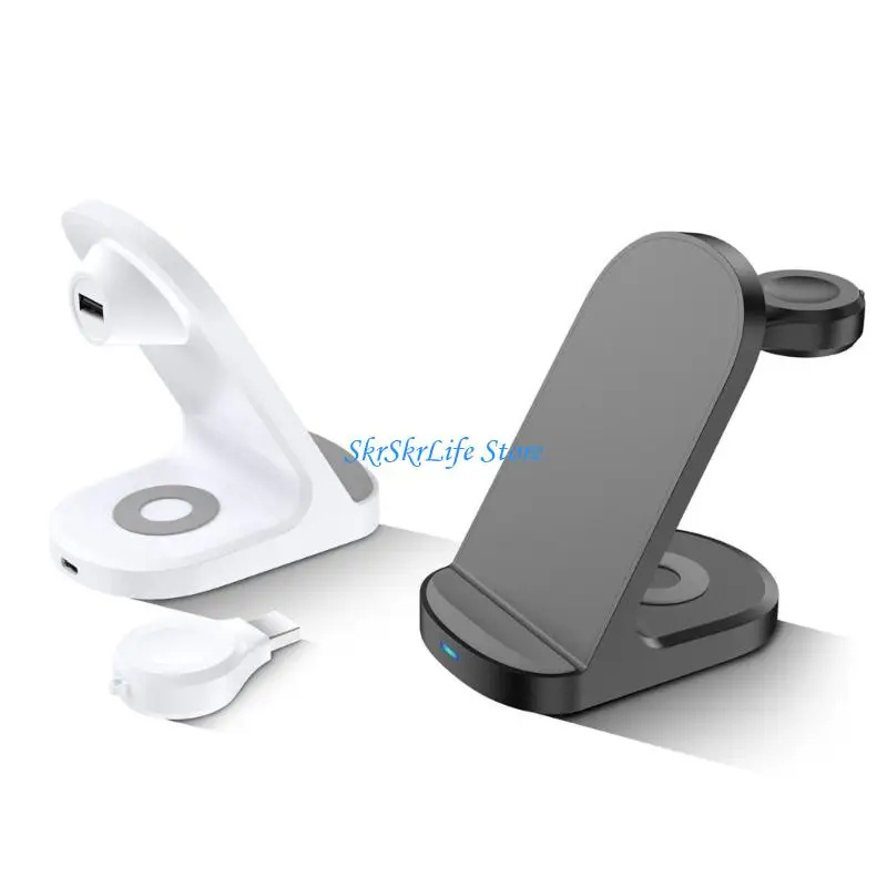 E65E Portable 3 in 1 Compact Charging Dock Desktop Wireless Charges Stand for Phone
E65E Portable 3 in 1 Compact Charging Dock Desktop Wireless Charges Stand for Phone