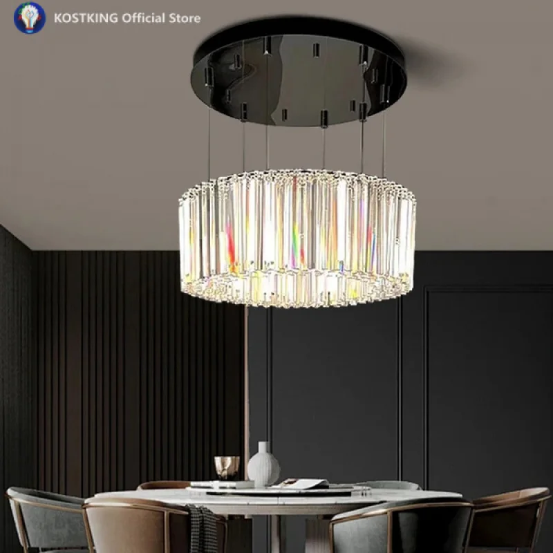 K9 Crystal Designer Italian Luxury Round Dining Table Decor Hanging Lamp 2025 New Design Led Lamparas Lustre Lampen Cristal
K9 Crystal Designer Italian Luxury Round Dining Table Decor Hanging Lamp 2025 New Design Led Lamparas Lustre Lampen Cristal
