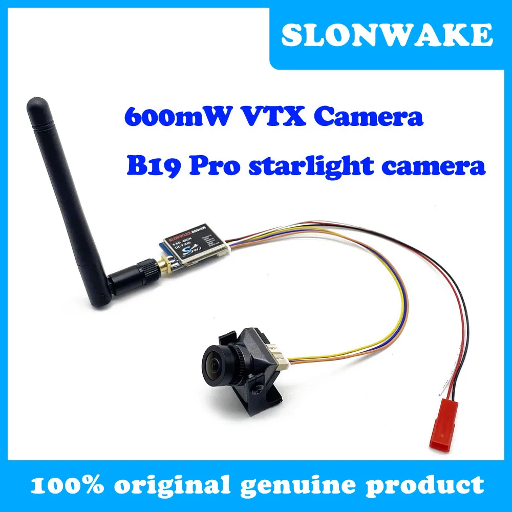 Easy to use FPV Set 5.8G 48Ch Video VTX Transmitter 600mW and 2.1mm Lens FOV135° B19 PRO Mini FPV Camera For RC FPV Racing Drone
Easy to use FPV Set 5.8G 48Ch Video VTX Transmitter 600mW and 2.1mm Lens FOV135° B19 PRO Mini FPV Camera For RC FPV Racing Drone
