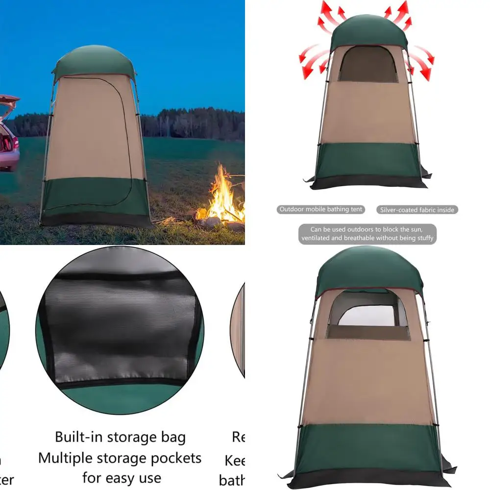 Compact Outdoor Shower Tent with Floor for Privacy, Ideal for Camping, Beach, and Hiking
Compact Outdoor Shower Tent with Floor for Privacy, Ideal for Camping, Beach, and Hiking