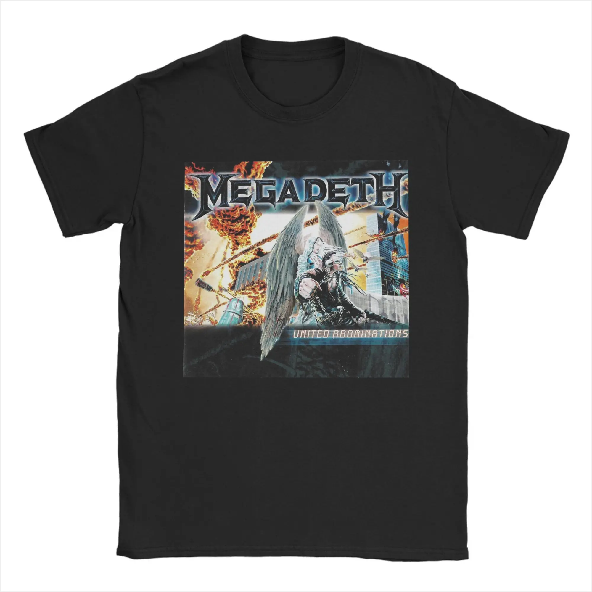 UNITED ABOMINATIONS Heavy Metal Megadeths Men T Shirts Vintage Tee Shirt Short Sleeve T-Shirt Pure Cotton Printed Clothing
UNITED ABOMINATIONS Heavy Metal Megadeths Men T Shirts Vintage Tee Shirt Short Sleeve T-Shirt Pure Cotton Printed Clothing