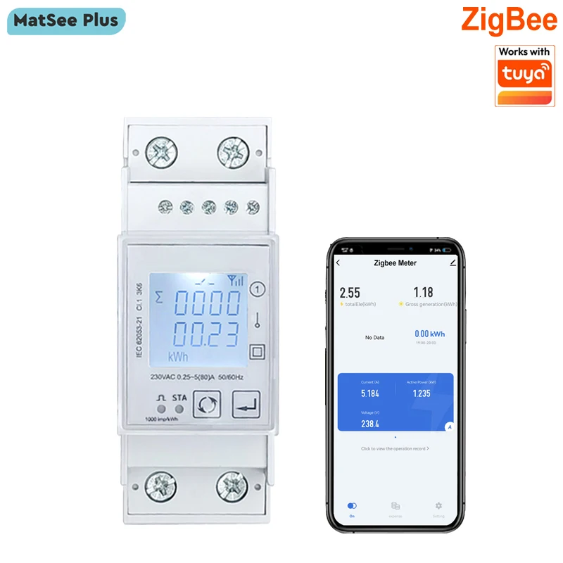 Солнечные фотоэлектрические двухсторонние счетчики энергии ZigBee Tuya Интеллектуальные приложения Монитор Выход и входная энергия 80A Дистанционное управление Однофазный Din Rail 110V 220V 50 / 60 Гц Zig Bee
Солнечные фотоэлектрические двухсторонние счетчики энергии ZigBee Tuya Интеллектуальные приложения Монитор Выход и входная энергия 80A Дистанционное управление Однофазный Din Rail 110V 220V 50 / 60 Гц Zig Bee