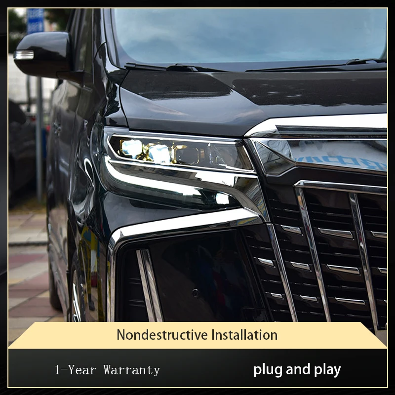 Auto Car Headlights LED Lamps For 2015-2021 Toyota Alphard Upgrade Style Front Lamp DRL Automotive Turn Signal Tools Accessories
Auto Car Headlights LED Lamps For 2015-2021 Toyota Alphard Upgrade Style Front Lamp DRL Automotive Turn Signal Tools Accessories