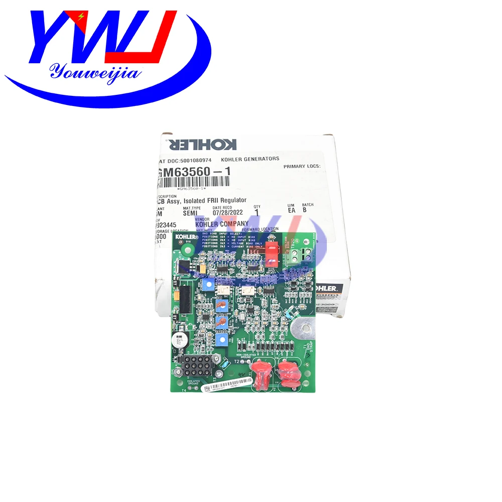 Оригинальный регулятор KOHLER B-292902 (GM63560-1) для дизельного генератора, плата приёмника
Оригинальный регулятор KOHLER B-292902 (GM63560-1) для дизельного генератора, плата приёмника