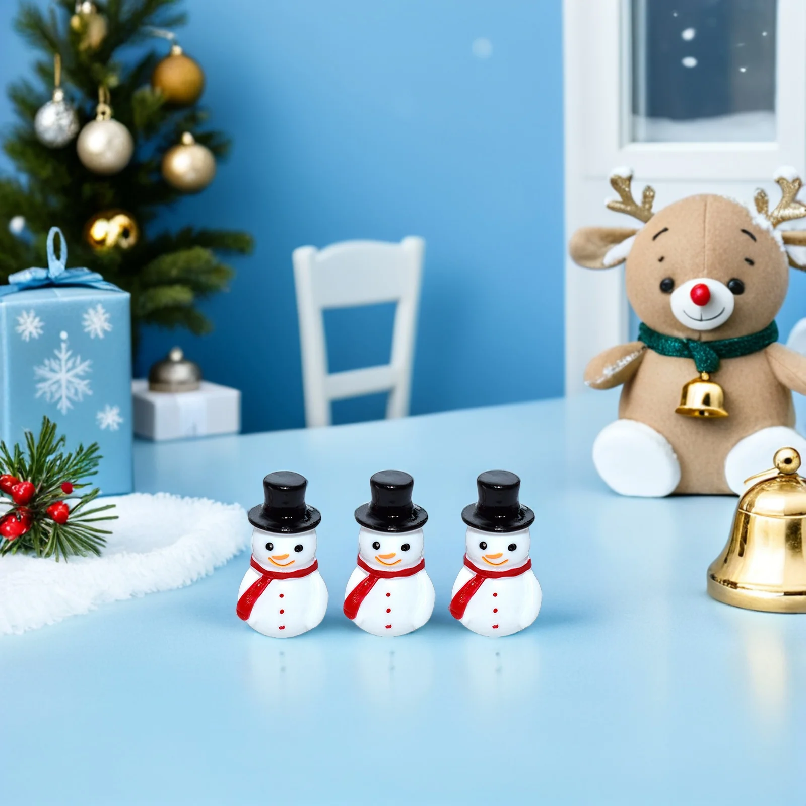 10 Pcs Mini Snowman Xmas Christmas Winter Theme Home Decor Ornaments s Small Resin Miniature
10 Pcs Mini Snowman Xmas Christmas Winter Theme Home Decor Ornaments s Small Resin Miniature