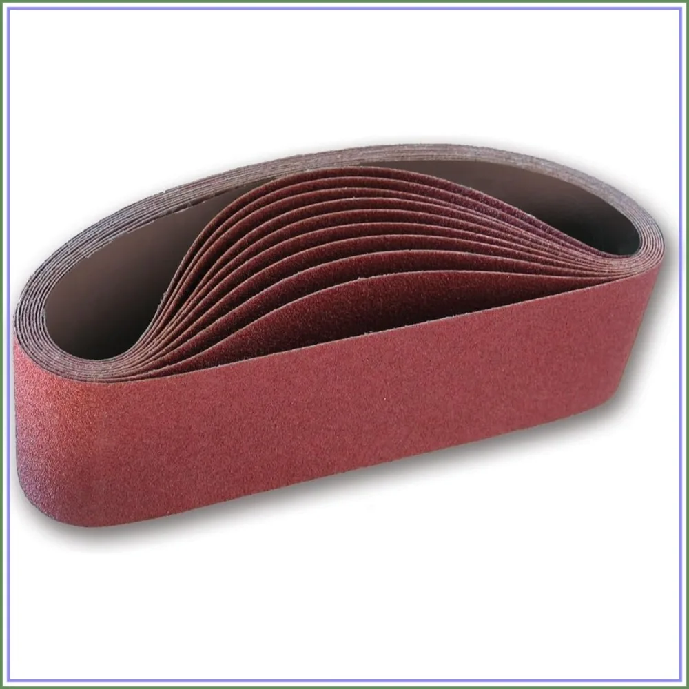 3x21 Inch 36 Grit Sanding Belt, 10-Pack for Wood Metal Plastic, Aluminum Oxide Resin Cloth
3x21 Inch 36 Grit Sanding Belt, 10-Pack for Wood Metal Plastic, Aluminum Oxide Resin Cloth