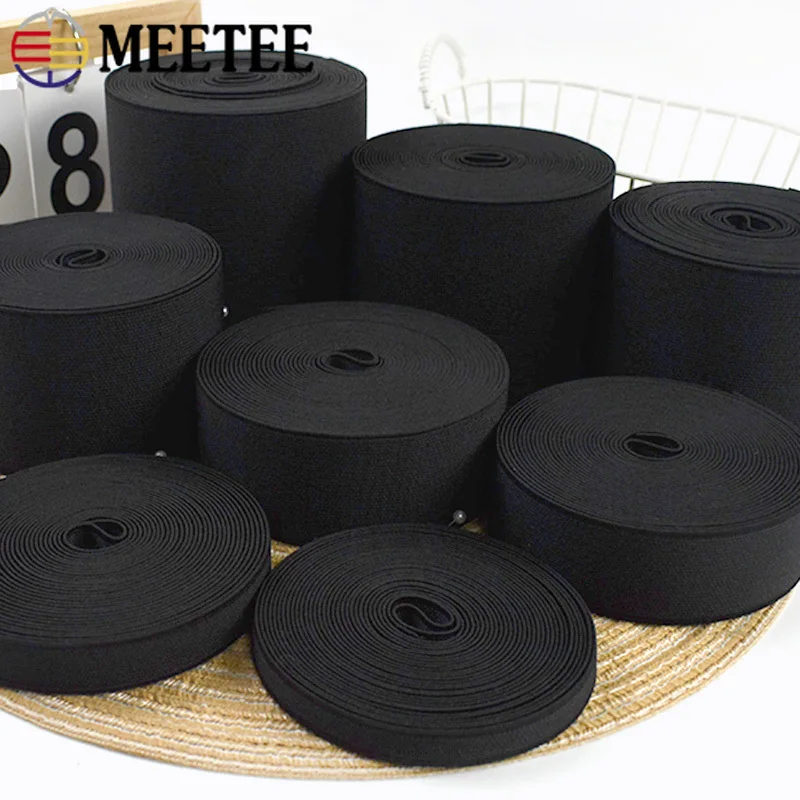 2/5M 1-10cm Balck Elastic Band Belt Wide Elastics Cord Waistband Rubber Bands Clothes Decor Stretch Tapes DIY Sewing Accessories
2/5M 1-10cm Balck Elastic Band Belt Wide Elastics Cord Waistband Rubber Bands Clothes Decor Stretch Tapes DIY Sewing Accessories