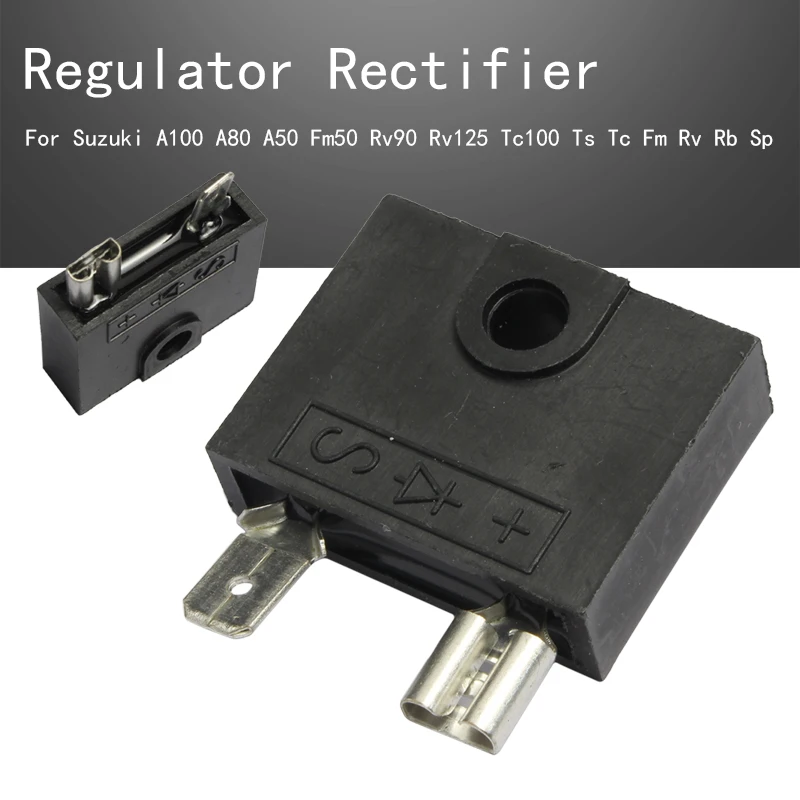 Motorcycle Regulator Rectifier For Suzuki A100 A80 A50 Fm50 Rv90 Rv125 Tc100 Ts Tc Fm Rv Rb Sp
Motorcycle Regulator Rectifier For Suzuki A100 A80 A50 Fm50 Rv90 Rv125 Tc100 Ts Tc Fm Rv Rb Sp