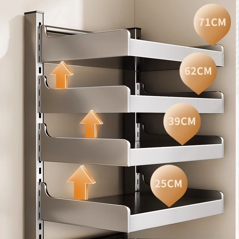 Kitchen Layered Pull-out Bowl Rack Pot Rack Countertop Microwave Oven Storage
Kitchen Layered Pull-out Bowl Rack Pot Rack Countertop Microwave Oven Storage