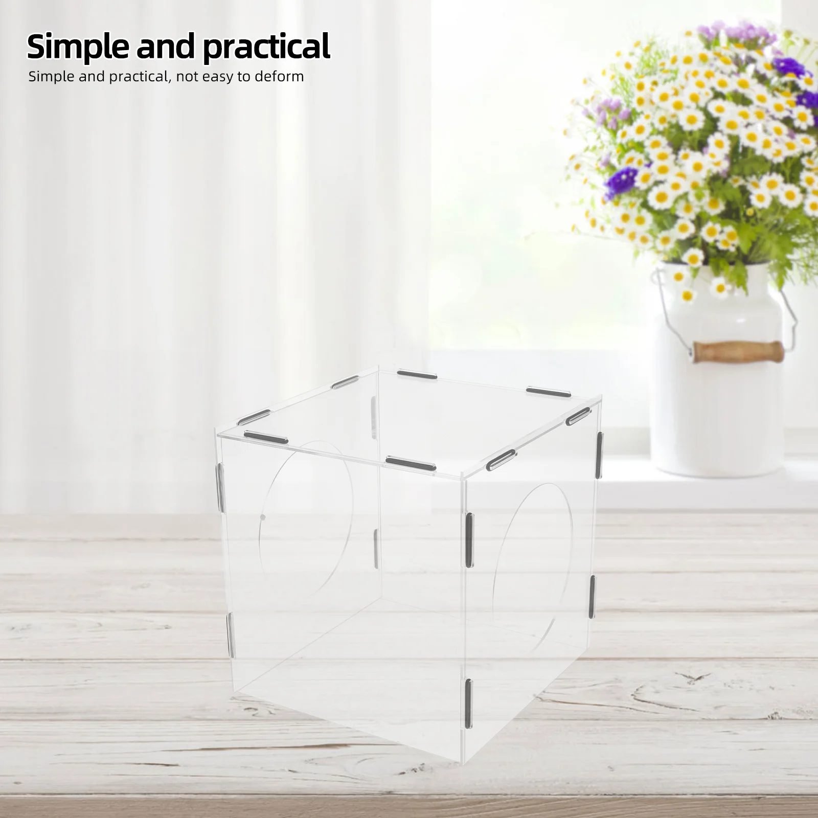 Acrylic Clear Cover 2 Holes Lightweight Dustproof Hood For Buffing Grinding Engraving Transparent Polishing Box Cage
Acrylic Clear Cover 2 Holes Lightweight Dustproof Hood For Buffing Grinding Engraving Transparent Polishing Box Cage