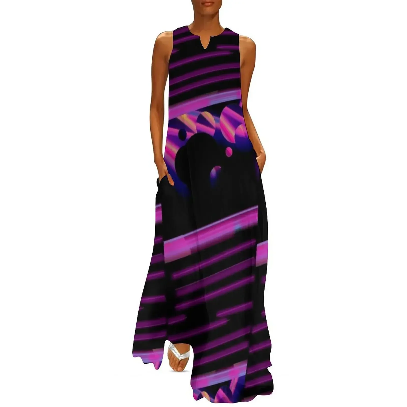 night of the moonwaves - neon purple vaporwave moon madness Long Dress women formal occasion dresses Women's long dress Dress
night of the moonwaves - neon purple vaporwave moon madness Long Dress women formal occasion dresses Women's long dress Dress