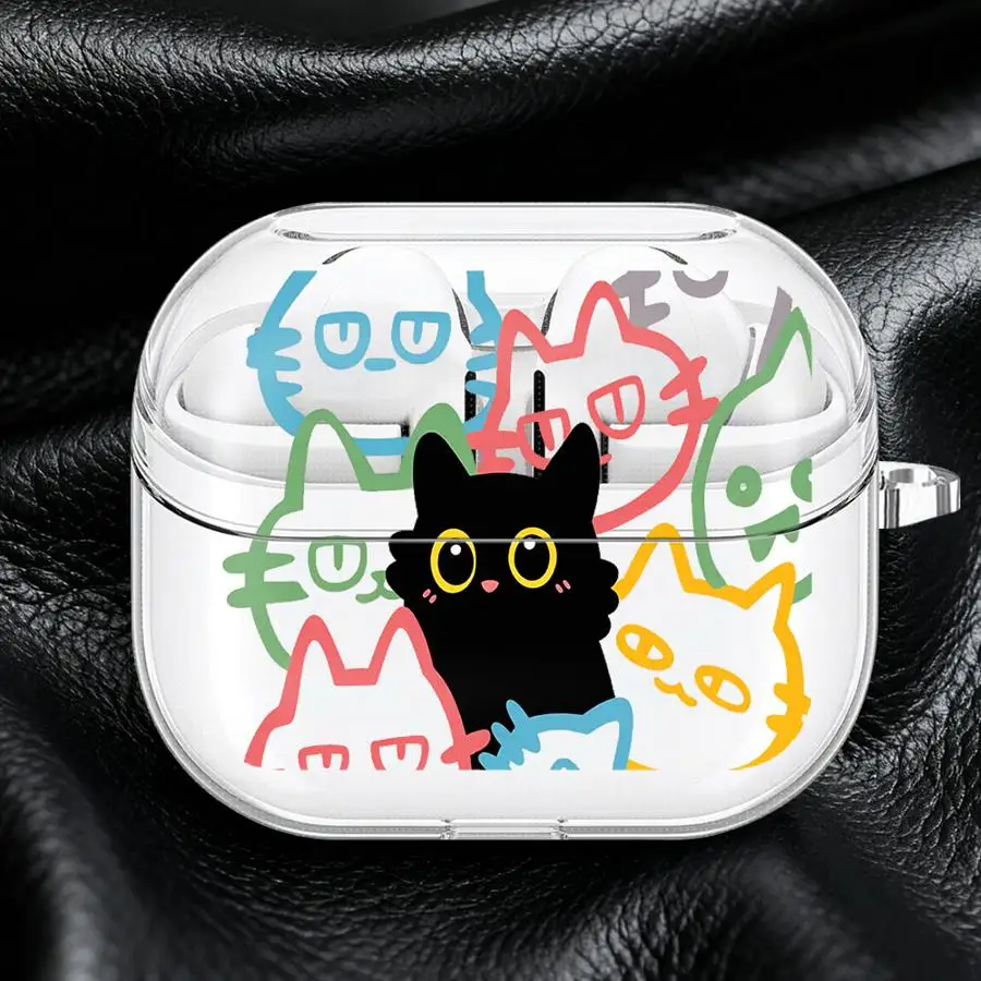 Case For Samsung Galaxy Buds Live 4 Pro 3Pro 2 3 FE 4Pro 2Pro Clear Earphone Cases Cover With Hook Trendy Cute Black Cat
Case For Samsung Galaxy Buds Live 4 Pro 3Pro 2 3 FE 4Pro 2Pro Clear Earphone Cases Cover With Hook Trendy Cute Black Cat