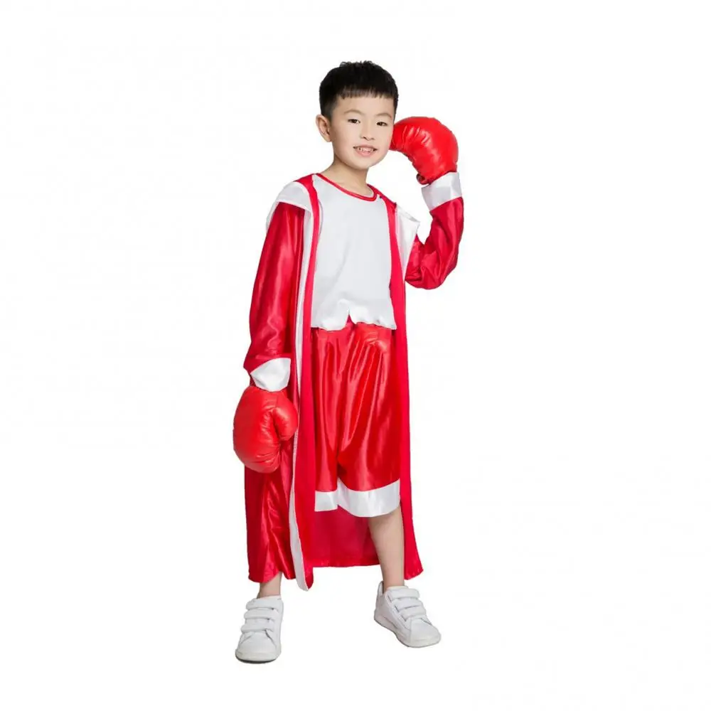 Kids Long Sleeve Belt Loose Muay Thai Boxing Robe Stage Show Kickboxing Gown
Kids Long Sleeve Belt Loose Muay Thai Boxing Robe Stage Show Kickboxing Gown