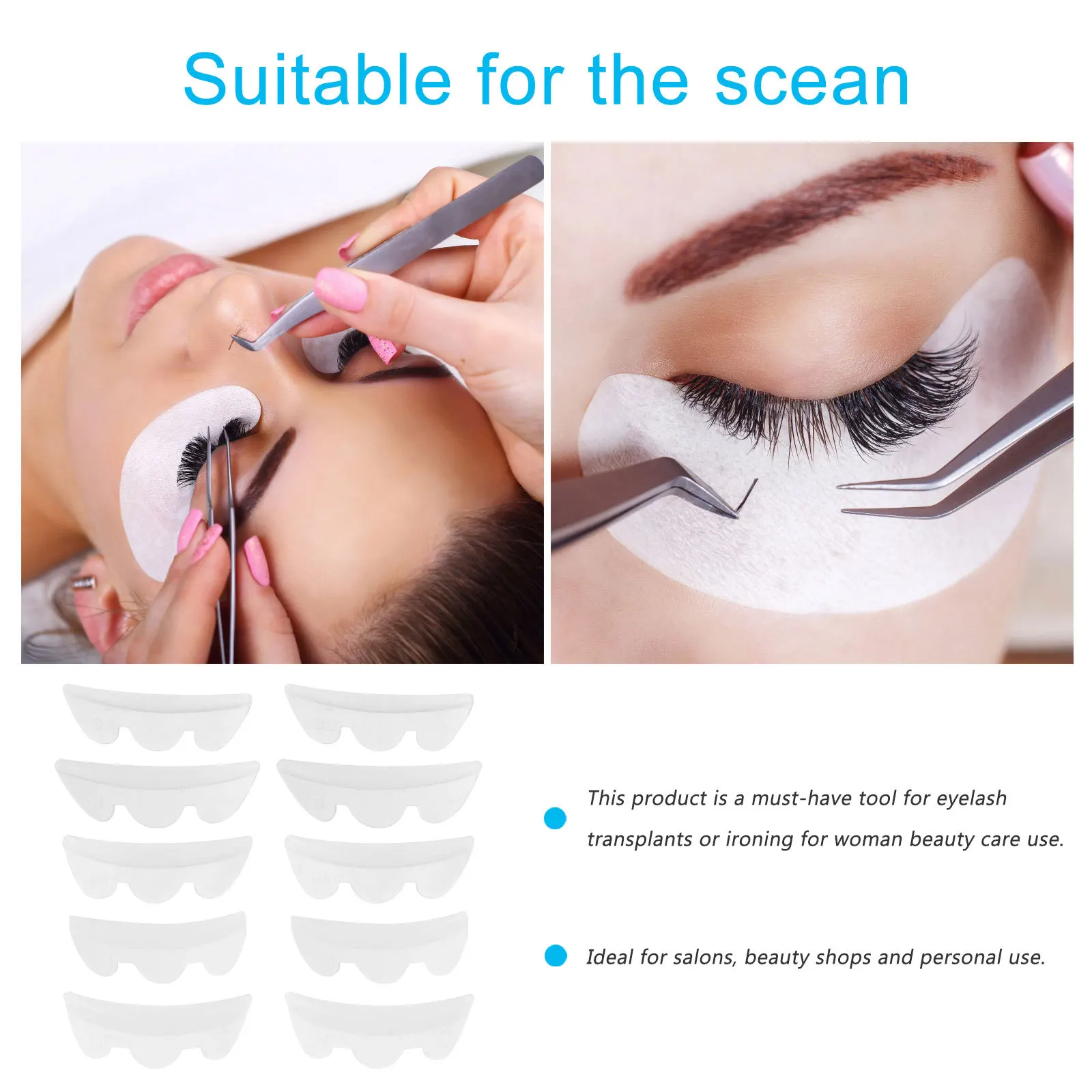 10Pairs Lash Lift Pads Silicone Eyelash Perming Pads Professional Salon Beauty Tool Safe Skin Eyelash Extension Kit
10Pairs Lash Lift Pads Silicone Eyelash Perming Pads Professional Salon Beauty Tool Safe Skin Eyelash Extension Kit