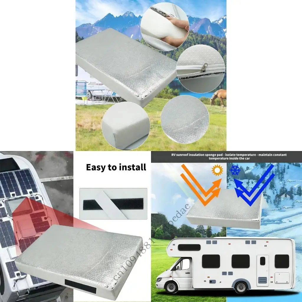 Sturdy RVs Roof Vent Cover With Heat Reflective Aluminum Foils Material
Sturdy RVs Roof Vent Cover With Heat Reflective Aluminum Foils Material