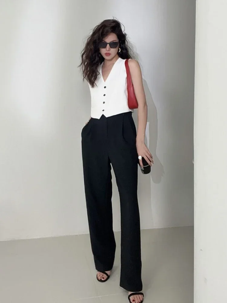 Жилеты женские весенние офисные женские укороченные с v-образным вырезом дизайн однотонные пуговицы универсальные модные простые стильные Ulzzang темпераментные ретро
Жилеты женские весенние офисные женские укороченные с v-образным вырезом дизайн однотонные пуговицы универсальные модные простые стильные Ulzzang темпераментные ретро