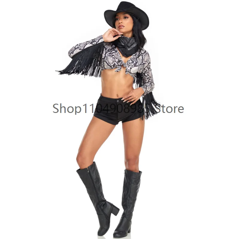 OA1 Halloween Women Sexy Cowboy Cosplay Costume American Western Cowboy Hen Dress Up Party Stage Performance Purim Outfits
OA1 Halloween Women Sexy Cowboy Cosplay Costume American Western Cowboy Hen Dress Up Party Stage Performance Purim Outfits