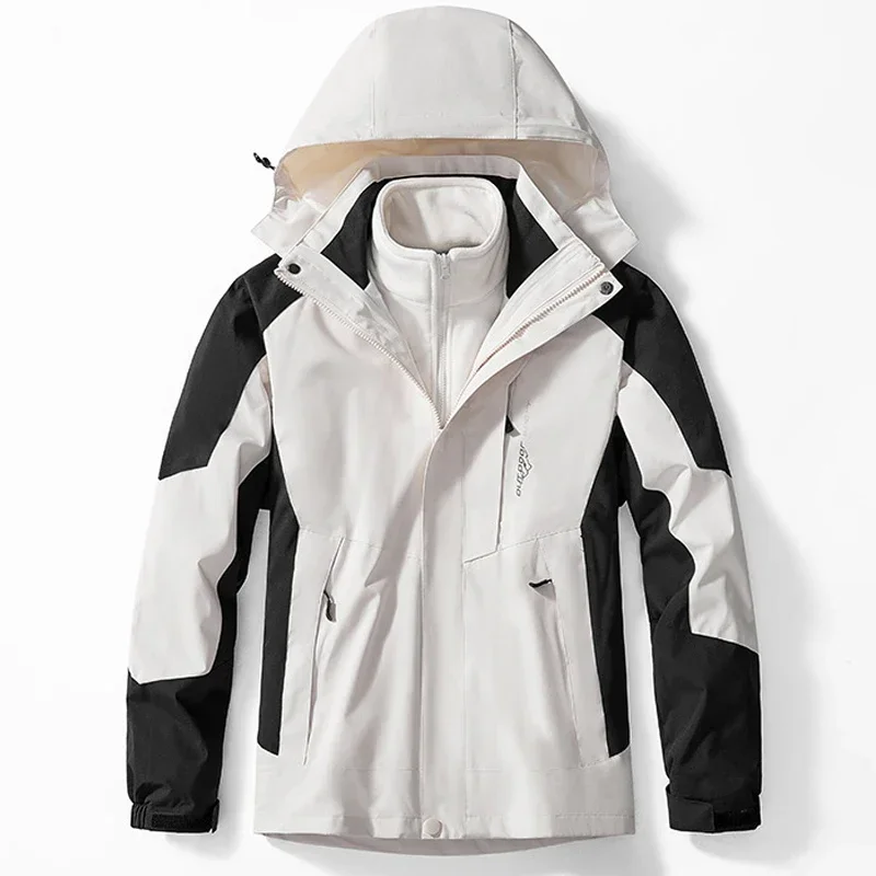 2024 Outdoor Waterproof Suits Men's Women's Two-pieces Sets 3 in 1 Thick Warm Coats Camping Windbreaker Winter Hiking Windproof
2024 Outdoor Waterproof Suits Men's Women's Two-pieces Sets 3 in 1 Thick Warm Coats Camping Windbreaker Winter Hiking Windproof