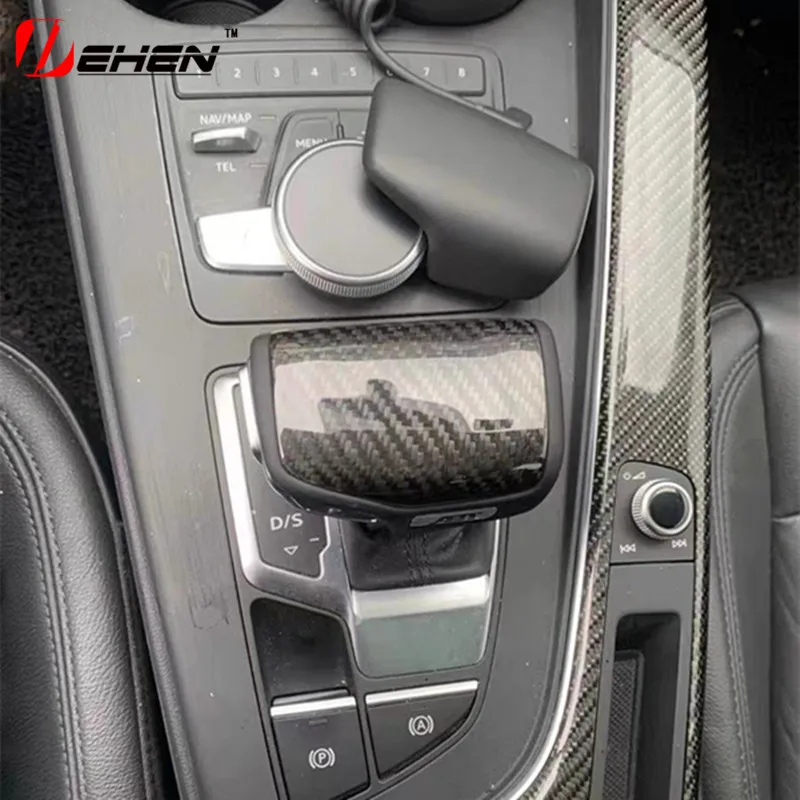 Carbon Fiber For AUDI A4 S4 RS4 B9 A5 S5 RS5 Q5 Q7 2016 2017 2018 2019 AT Car Styling Gear Shift Knob Head Cover Trim
Carbon Fiber For AUDI A4 S4 RS4 B9 A5 S5 RS5 Q5 Q7 2016 2017 2018 2019 AT Car Styling Gear Shift Knob Head Cover Trim