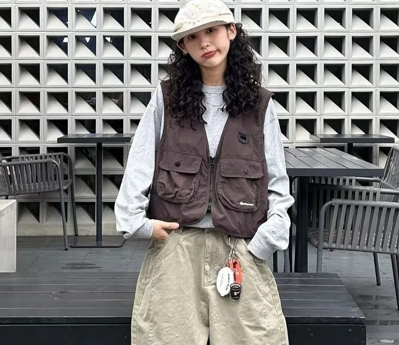 Vests Waistcoats Thin Womens Embroidery Fall Corduroy Button-Up College Uniforms Preppy Style Varsity Student Campus Layered Y2K
Vests Waistcoats Thin Womens Embroidery Fall Corduroy Button-Up College Uniforms Preppy Style Varsity Student Campus Layered Y2K
