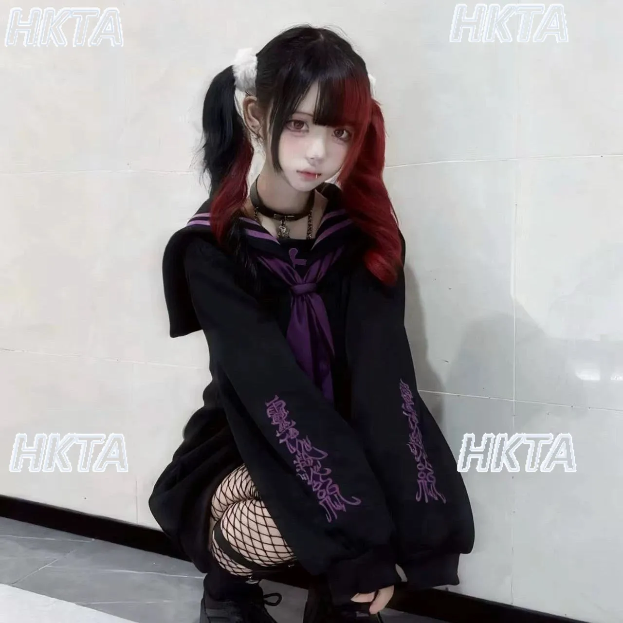 Subculture Japanese Style Black Purple Black White Sailor Suit Jacket Girl Fashion Letter Embroidery Navy Collar Sweatshirt Coat
Subculture Japanese Style Black Purple Black White Sailor Suit Jacket Girl Fashion Letter Embroidery Navy Collar Sweatshirt Coat