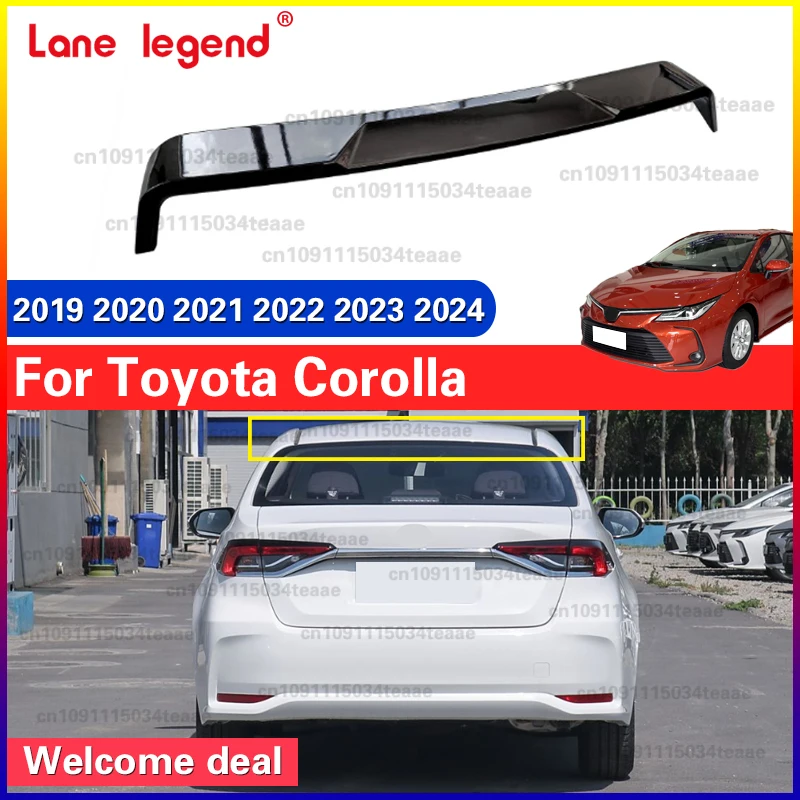 High Quality Car Rear Roof Spoiler Wing Body Kit for Toyota Corolla 2019-2024 Rear Roof Spoiler Wing Car Accessories Tools
High Quality Car Rear Roof Spoiler Wing Body Kit for Toyota Corolla 2019-2024 Rear Roof Spoiler Wing Car Accessories Tools