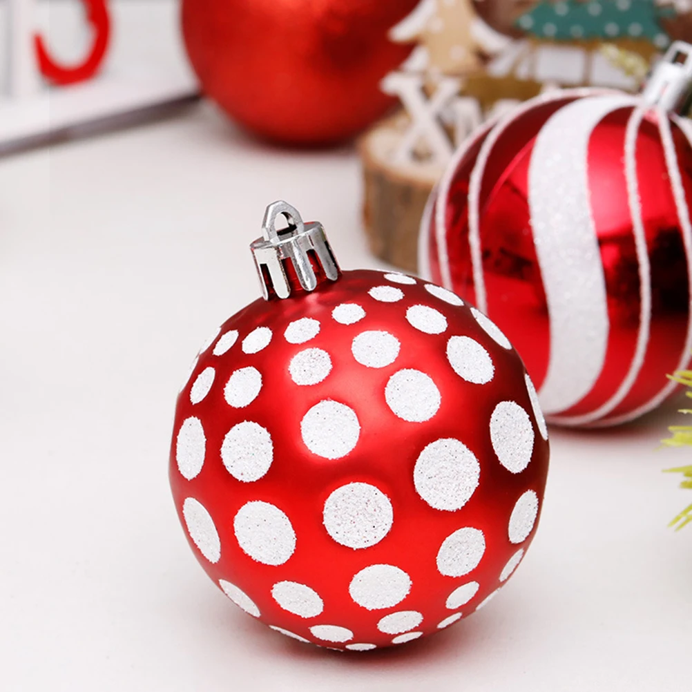 30 Pcs Christmas Ball Decoration Red Tree Decorative Hanging Ornaments Plastic Decorations
30 Pcs Christmas Ball Decoration Red Tree Decorative Hanging Ornaments Plastic Decorations