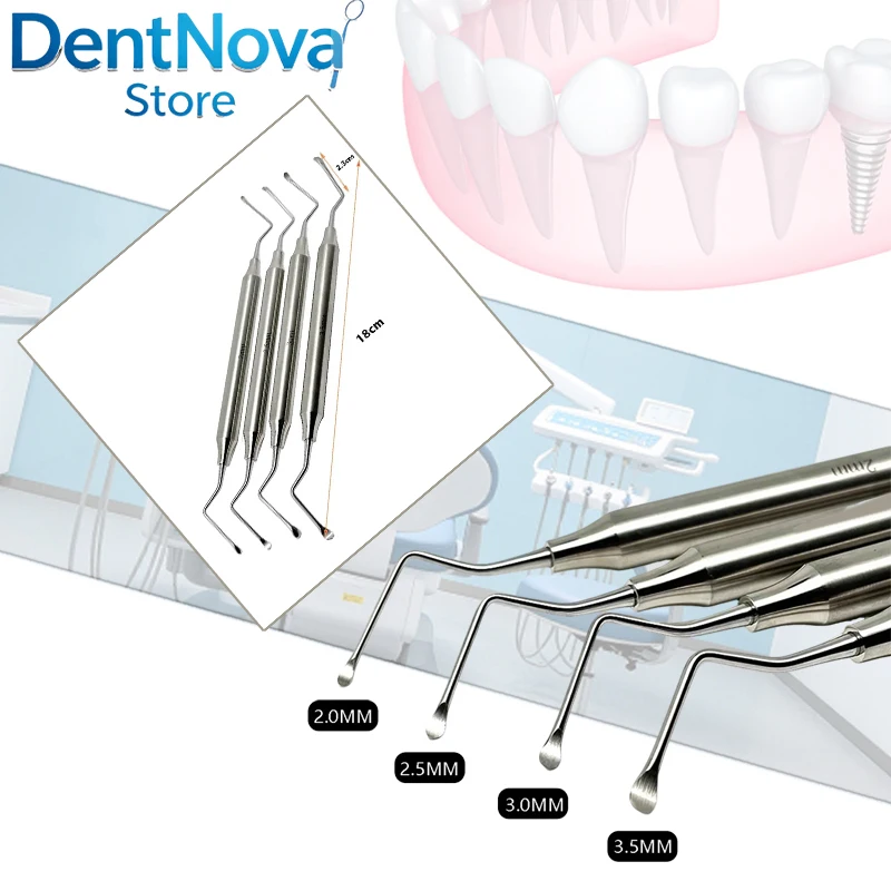 Periodontal Bone Curettes Perio Curette Dental Stainless Steel Scaler Tooth Cleaner
Periodontal Bone Curettes Perio Curette Dental Stainless Steel Scaler Tooth Cleaner