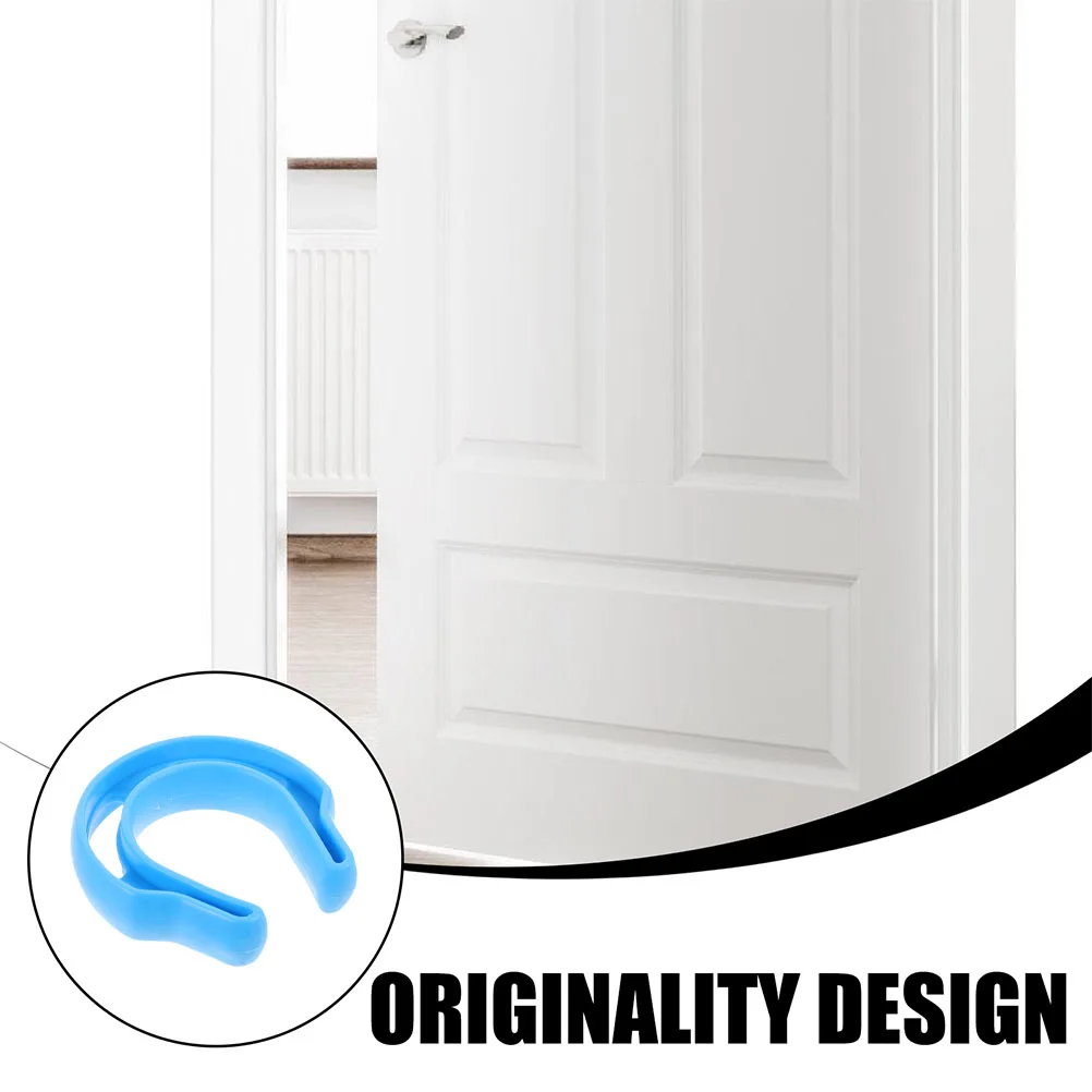 6pcs Door Stopper Anti-Pinch Hand Blocker Blue Low-density Polyethylene Bedroom Bathroom Kitchen Door Finger Guard Practical
6pcs Door Stopper Anti-Pinch Hand Blocker Blue Low-density Polyethylene Bedroom Bathroom Kitchen Door Finger Guard Practical