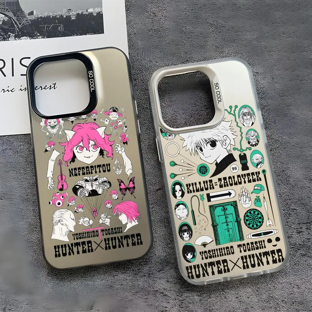 Anime Hunter x Hunter Phone Case For lMDColor Silver Shell For lPhone 17 16 15 14 13 12 11 Pro Max Plus
Anime Hunter x Hunter Phone Case For lMDColor Silver Shell For lPhone 17 16 15 14 13 12 11 Pro Max Plus