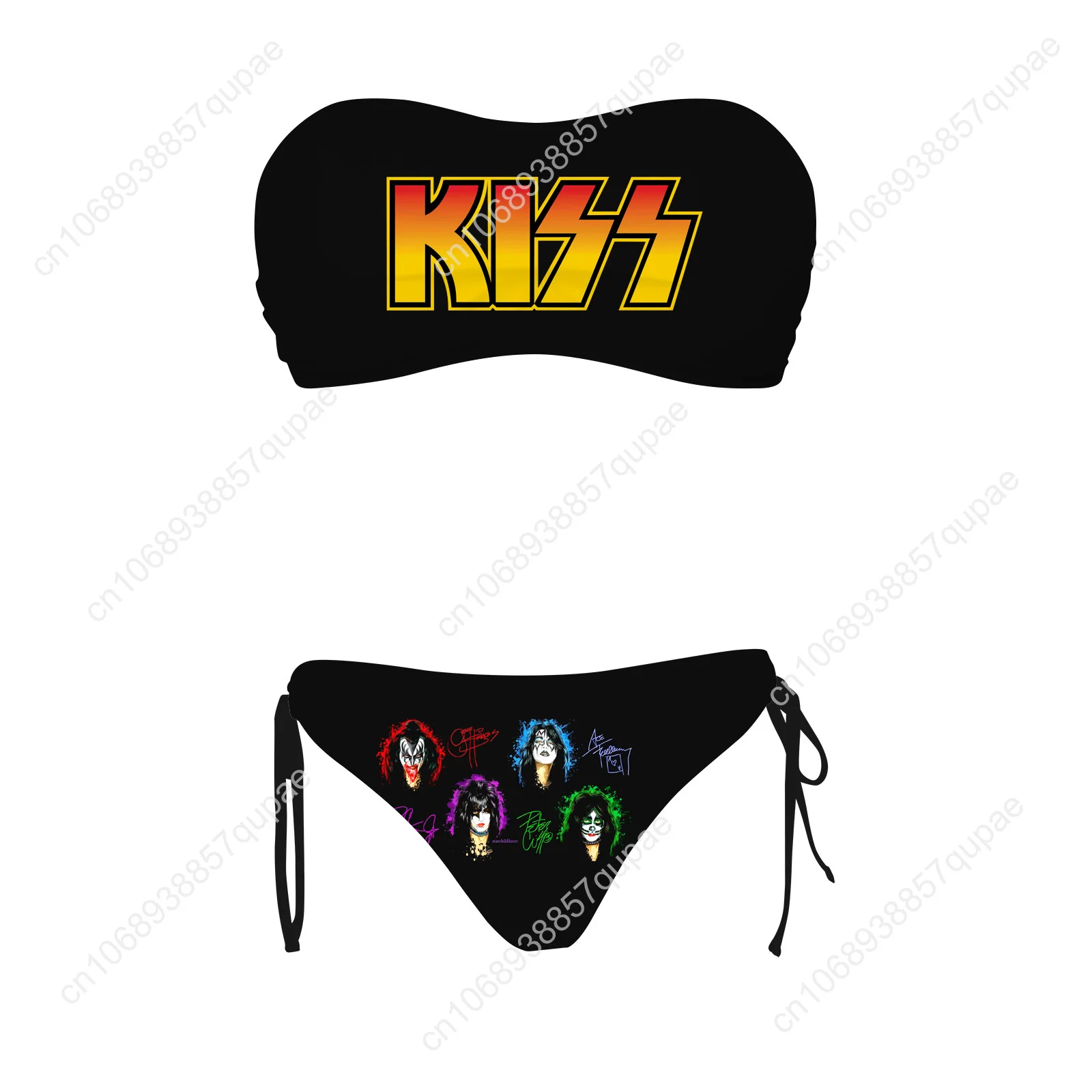 Kiss Rock Band Custom Swimsuit Womens Drawstring Two Piece Set Bathing Suits Swimwear Pool Party Beach Bikini Beachwear
Kiss Rock Band Custom Swimsuit Womens Drawstring Two Piece Set Bathing Suits Swimwear Pool Party Beach Bikini Beachwear