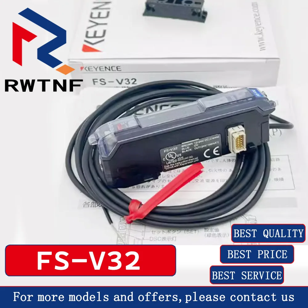 NPN digital display fiber amplifier sensor FS-V32 KEYENCE Brand New Genuine 100%
NPN digital display fiber amplifier sensor FS-V32 KEYENCE Brand New Genuine 100%